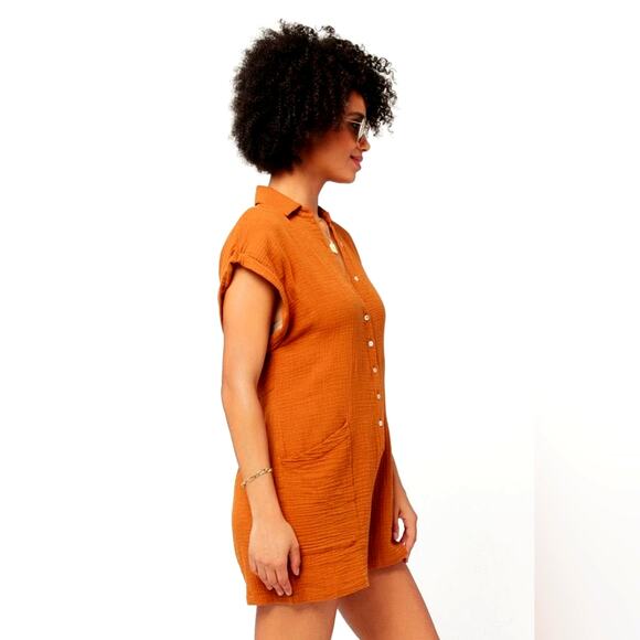L*SPACE MIKA Romper in Amber | SMALL - Picture 10 of 11